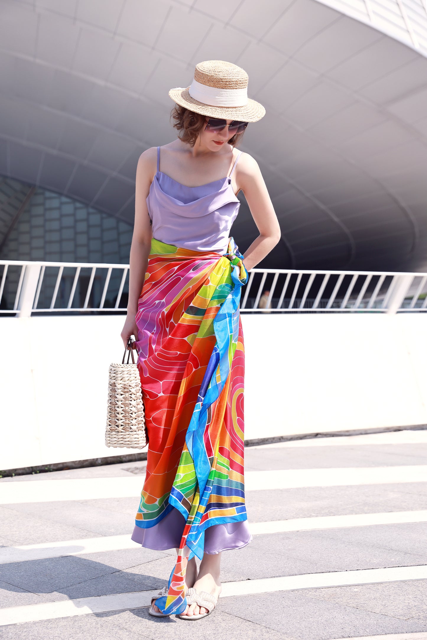 DANA XU Women's 100% Mulberry Satin Silk Pashmina Shawl Wraps Extra Large Floral Scarf for Evening Dresses, Soft Oversized