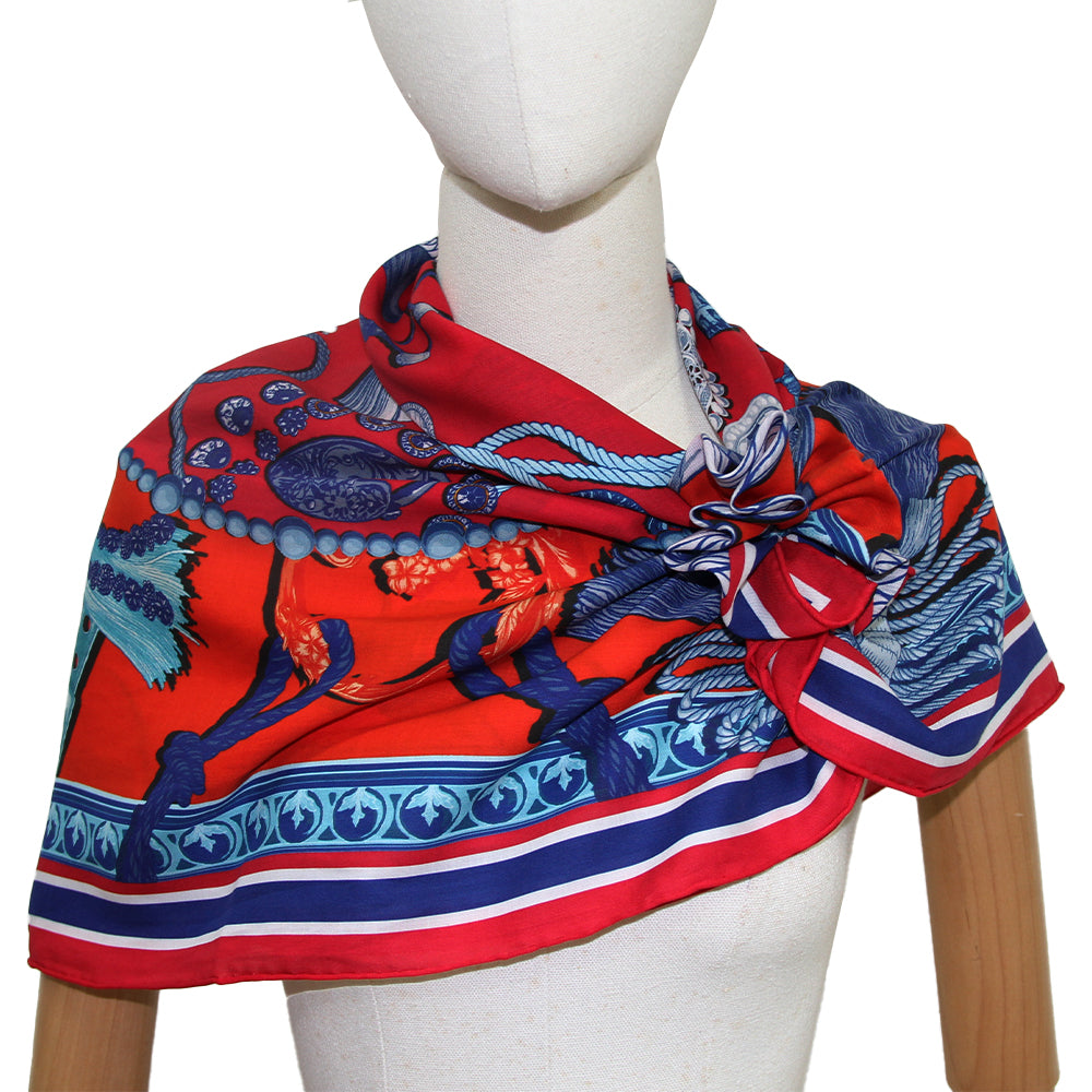 DANA XU 35”x35ââ‚?Rose Fiber Silk Scarf for Women Plant Fiber Eco-Friendly Breathable Naturally Scented Renewable Recycled