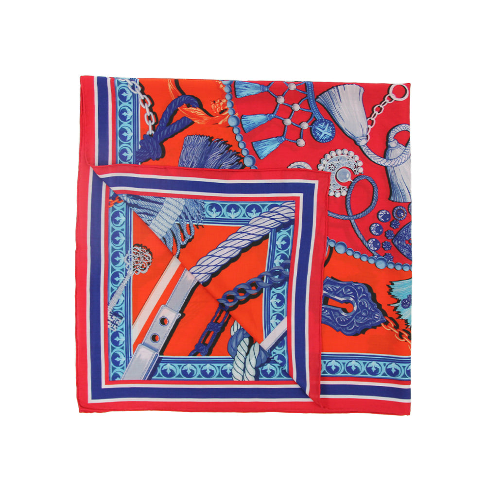 DANA XU 35”x35ââ‚?Rose Fiber Silk Scarf for Women Plant Fiber Eco-Friendly Breathable Naturally Scented Renewable Recycled