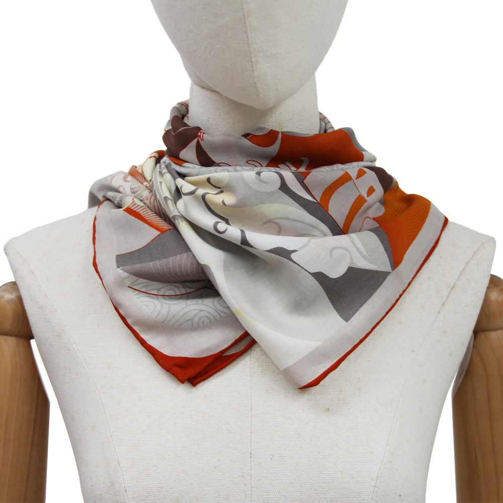 DANA XU 35”x35ââ‚?Rose Fiber Silk Scarf for Women Plant Fiber Eco-Friendly Breathable Naturally Scented Renewable Recycled