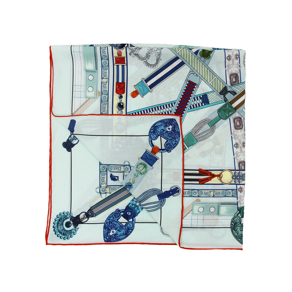 DANA XU 35”x35ââ‚?Rose Fiber Silk Scarf for Women Plant Fiber Eco-Friendly Breathable Naturally Scented Renewable Recycled