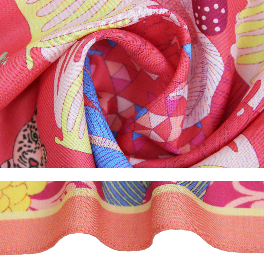 DANA XU 25”x25ââ‚?Rose Fiber Silk Scarf for Women Plant Fiber Eco-Friendly Breathable Naturally Scented Renewable Recycled