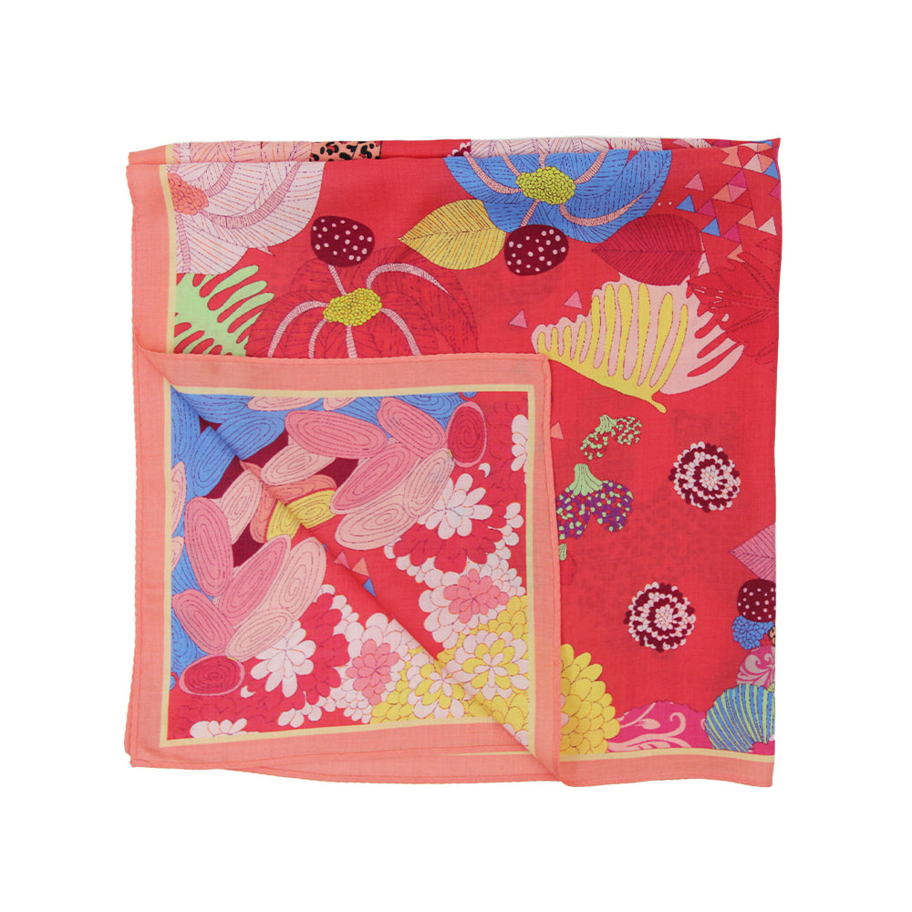 DANA XU 25”x25ââ‚?Rose Fiber Silk Scarf for Women Plant Fiber Eco-Friendly Breathable Naturally Scented Renewable Recycled