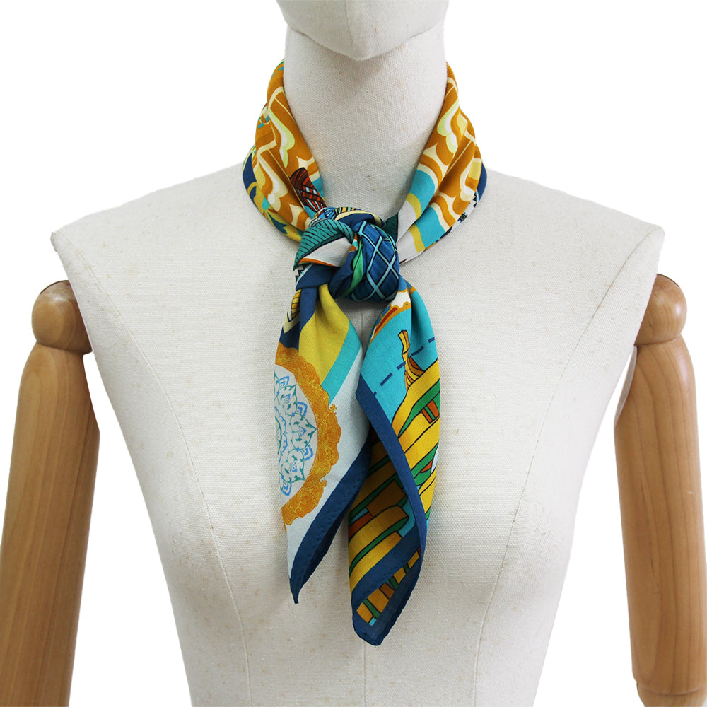 DANA XU 25”x25ââ‚?Rose Fiber Silk Scarf for Women Plant Fiber Eco-Friendly Breathable Naturally Scented Renewable Recycled